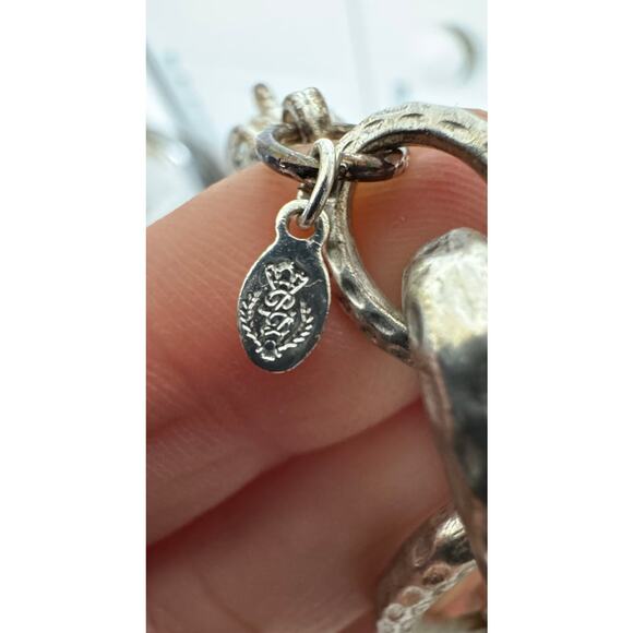 Necklace Silver Tone Chain Link Statement Piece Premier Designs Special Occasion - Picture 6 of 9